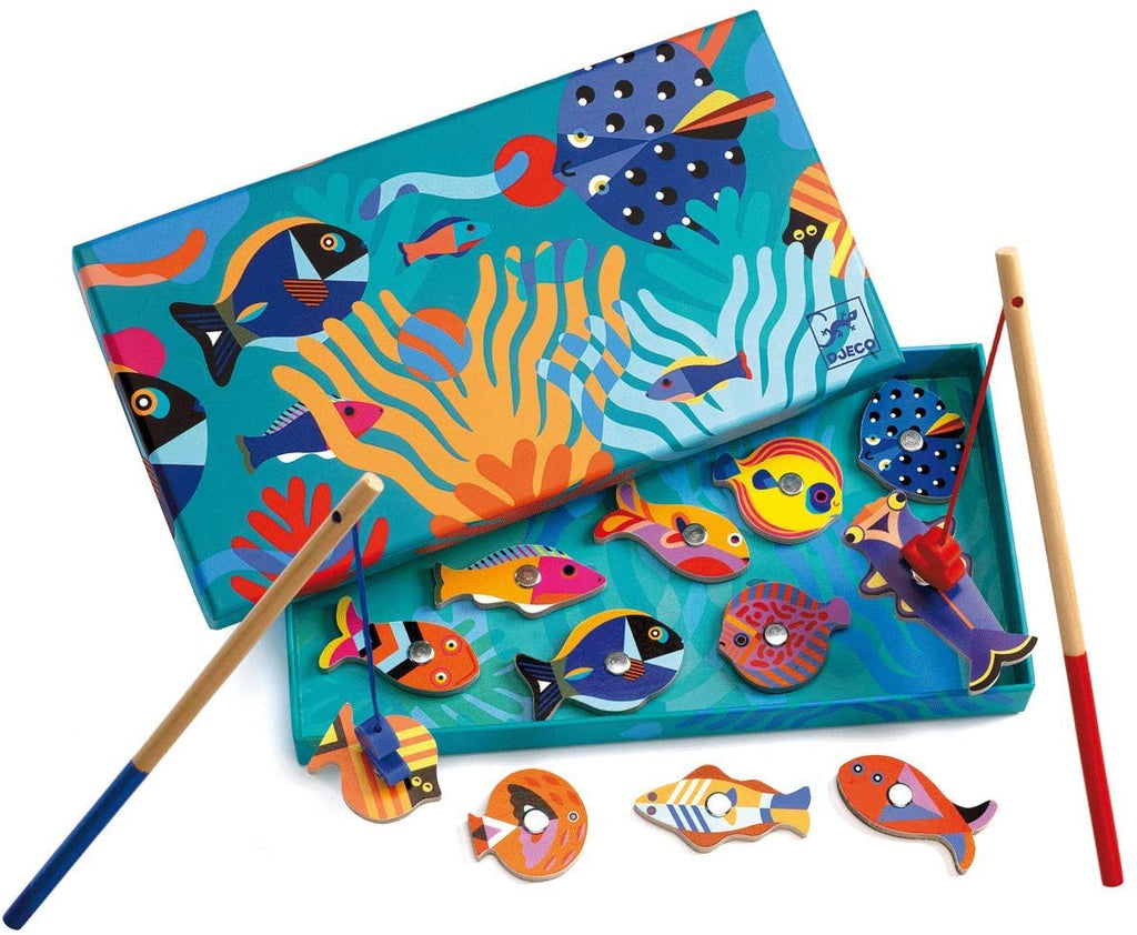 Djeco Magnetic Fishing Game - Graphic