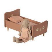 Maileg Mini Wooden Bed (Mum/Dad Mice Size)- Old Rose