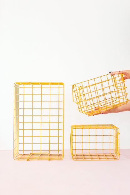The Baskets In Mustard (Pre -order)