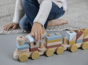 Wooden Stacking Train - Natural