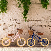 Banwood 'First Go' Bike (with Basket and Bell) - Navy