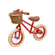 Banwood 'First Go' Bike (with Basket and Bell) - Red
