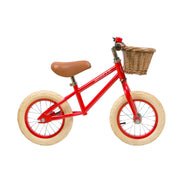 Banwood 'First Go' Bike (with Basket and Bell) - Red