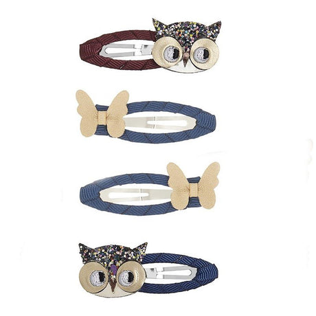 MIMI & LULA 4-Pack Wise Owl Hair Clips