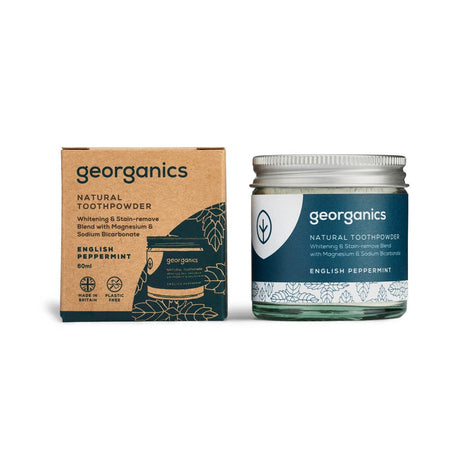 Georganics Natural Toothpowder - English Peppermint