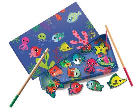 Djeco Magnetic Fishing Game - Colourful