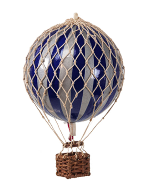 AUTHENTIC MODELS HOT AIR BALLOOn NAVY AND SILVER- METALLIC COLLECTION
