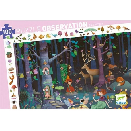 Observation puzzle -  Enchanted Forest 100 pcs