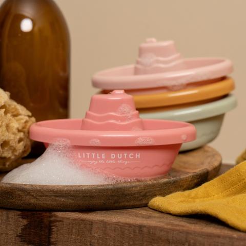 Little Dutch Stackable Bath Boats Pink