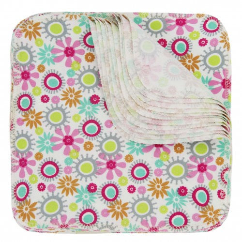 Washable Wipes - 12 Pack - Flower
